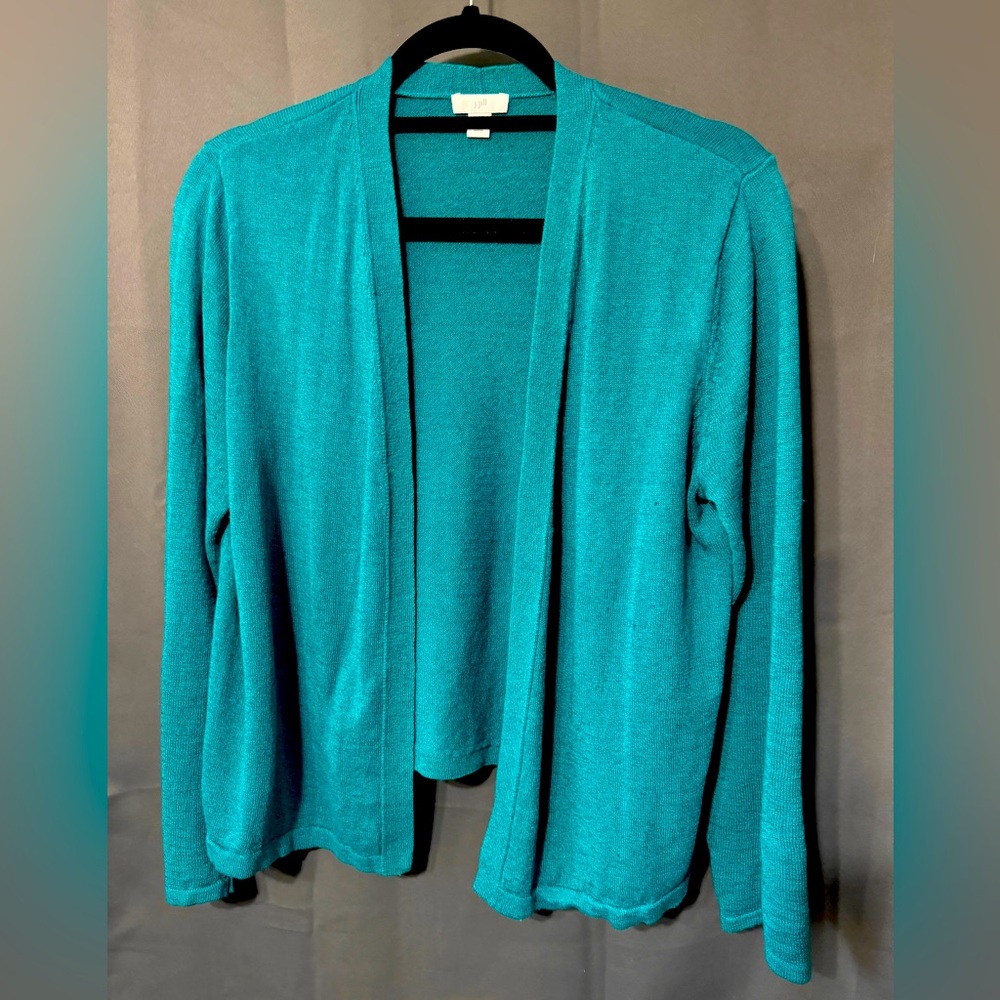 Teal blue Cardigan sweater
